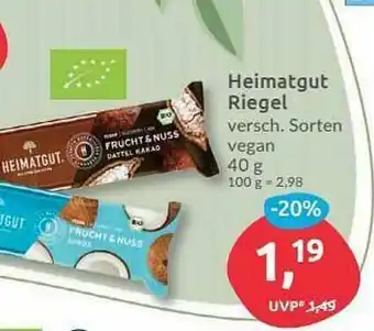 Budni Heimatgut Riegel Angebot