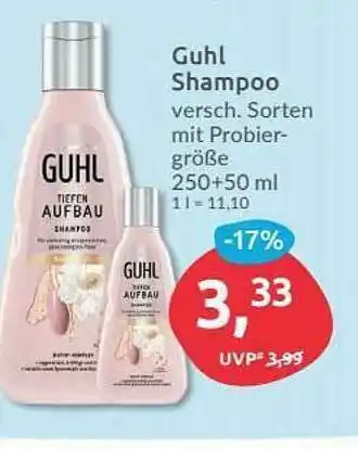 Budni Guhl Shampoo Angebot