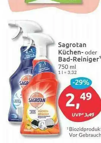 Budni Sagrotan Küchen- Oder Bad-reiniger Angebot