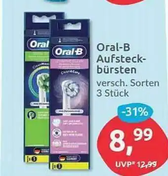 Budni Oral-b Aufsteckbürsten Angebot