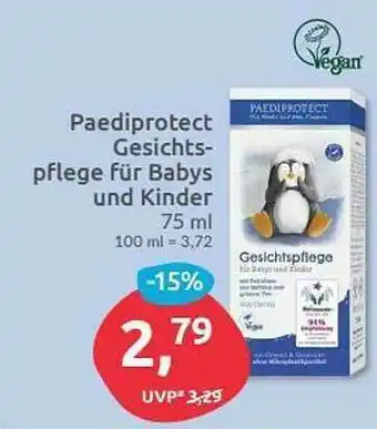 Budni Paediprotect Gesichtspflege Für Babys Und Kinder Angebot