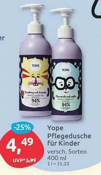 Budni Yope Pflegedusche Für Kinder Angebot