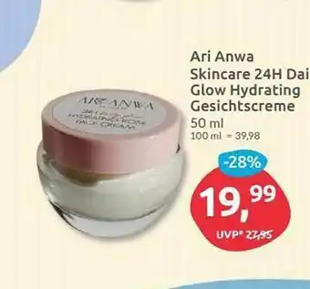 Budni Ari Anwa Skincare Daily Glow Hydrating Gesichtscreme Angebot