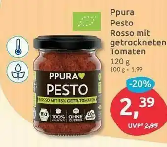 Budni Ppura Pesto Rosso Mit Getrockneten Tomaten Angebot