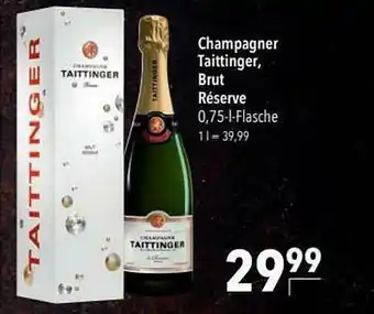 CITTI Markt Champagner Taittinger, Brut Réserve Angebot