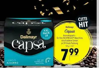 CITTI Markt Capsa Dallmayr Angebot