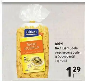 CITTI Markt Birkel No1 Eiernudeln Angebot