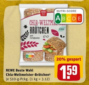 REWE Rewe beste wahl chia-weltmeister-brötchen Angebot