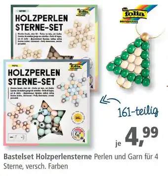 Pfennigpfeiffer Folia Bastelset Holzperlensterne Angebot