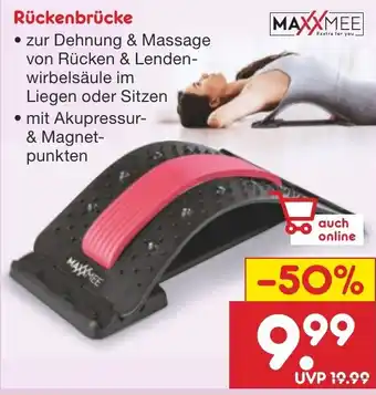 Netto Marken-Discount MAXXMEE Rückenbrücke Angebot