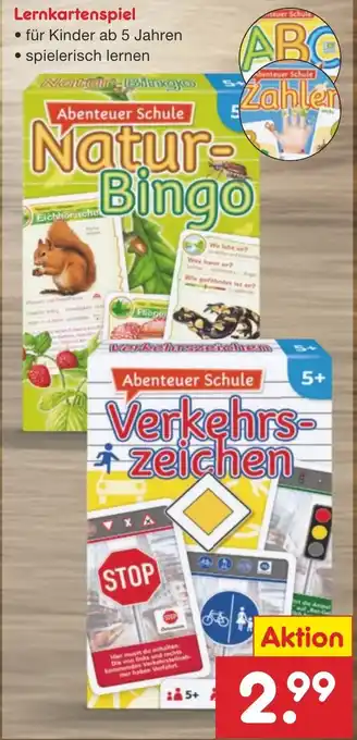 Netto Marken-Discount Lernkartenspiel Angebot