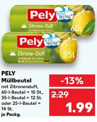 Kaufland PELY Müllbeutel Angebot