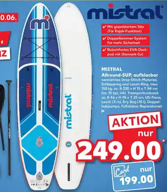 Kaufland mistral Allround-SUP, aufblasbar Angebot