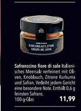 CITTI Markt Safranccino Fiore Di Sale Italienische Angebot