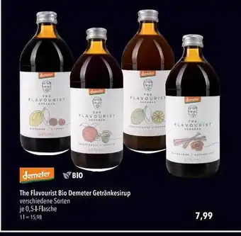 CITTI Markt The Flavourist Bio Demeter Getränkesirup Angebot