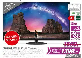 EP Panasonic Ultra Hd Hdr Oled Tv Tx-55jzw984 Angebot