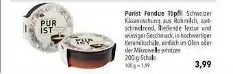 CITTI Markt Purist Fondue Töpfli Angebot