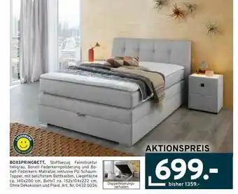 Möbel Heinrich Boxspringbett Angebot