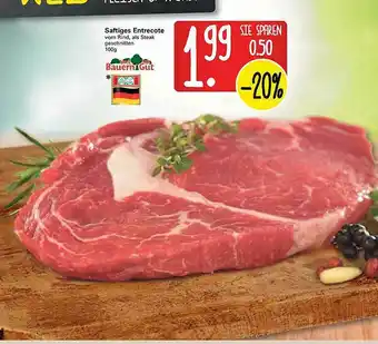 WEZ Saftiges Entrecote Bauern Gut Angebot