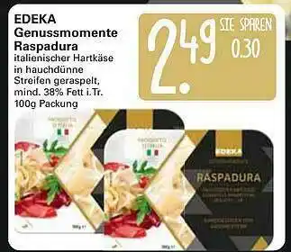 WEZ Edeka Genussmomente Raspadura Angebot