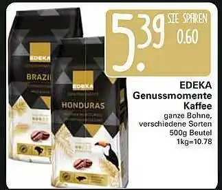 WEZ Edeka Genussmomente Kaffee Angebot