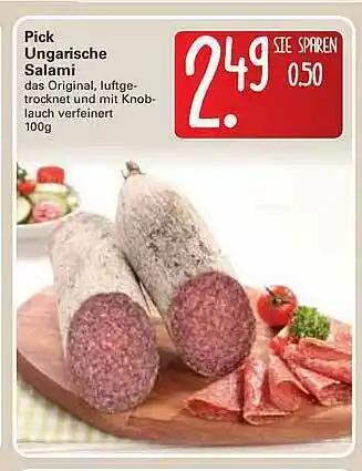 WEZ Pick Ungarische Salami Angebot