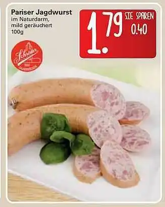 WEZ Pariser Jagdwurst Angebot