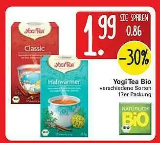 WEZ Yogitea Bio Angebot