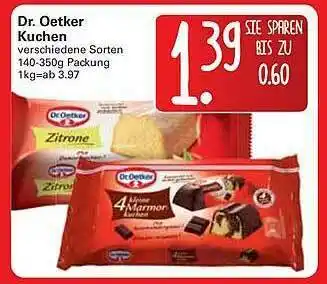 WEZ Dr Oetker Kuchen Angebot