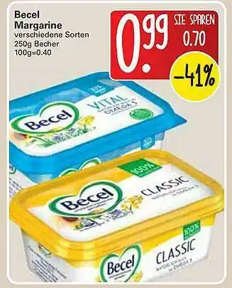 WEZ Becel Margarine Angebot