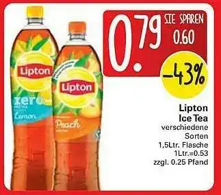 WEZ Lipton Ice Tea Angebot