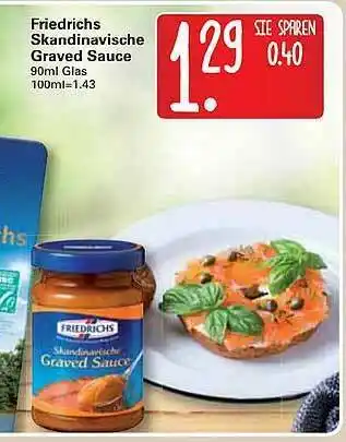 WEZ Friedrichs Skandinavische Graved Sauce Angebot