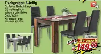 Poco Tischgruppe 5-teilig Angebot