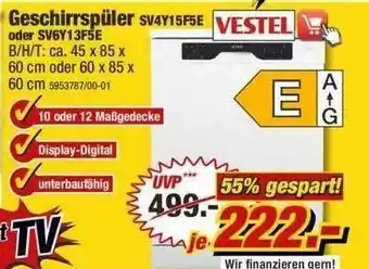 Poco Vestel Geschirsspüler SV4Y15F5E Angebot