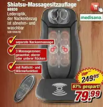 Poco Shiatsu-massagesitzauflage Angebot