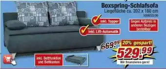 Poco Boxspring Schlafsofa Angebot