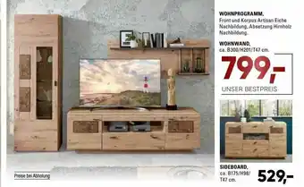 Möbel Wanninger Wohnprogramm, Wohnwand, Sideboard Angebot