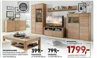 Möbel Wanninger Wohnprogramm, Couchtisch, Sideboard Angebot