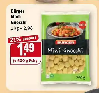 REWE Bürger Mini Gnocchi Angebot