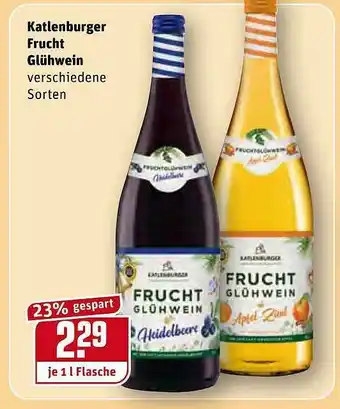 REWE Katlenburger Frucht Glühwein Angebot