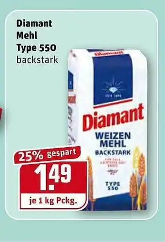 REWE Diamant Mehl Type 550 Angebot