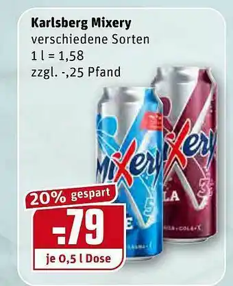 REWE Karlsberger Mixery Angebot