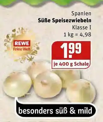 REWE Spanien Süße Spiesezwiebeln Angebot