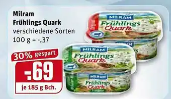 REWE Milram Frühlings Quark Angebot