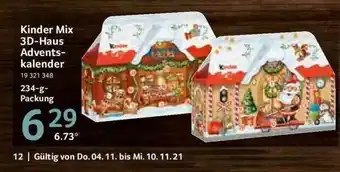 Selgros Kinder Mix 3d-haus Adventskalender  Angebot