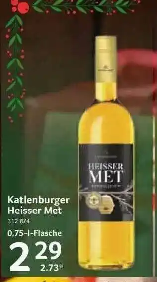 Selgros Katlenburger Heisser Met Angebot