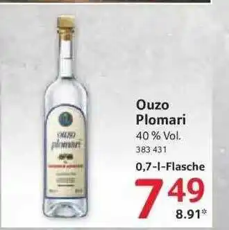 Selgros Ouzo Plomari Angebot