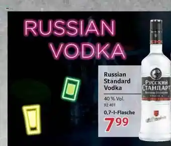 Selgros Russian Standard Vodka Angebot