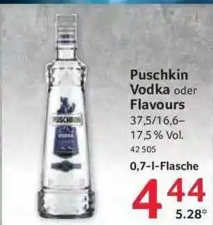 Selgros Puschkin Vodka Oder Flavours Angebot