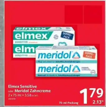 Selgros Elmex Sensitive Oder Meridol Zahncreme Angebot